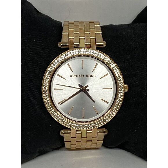 Michael Kors MK3402 Women Stainless Steel Analog Silver Dial Quartz Watch WO707 - Picture 3 of 12